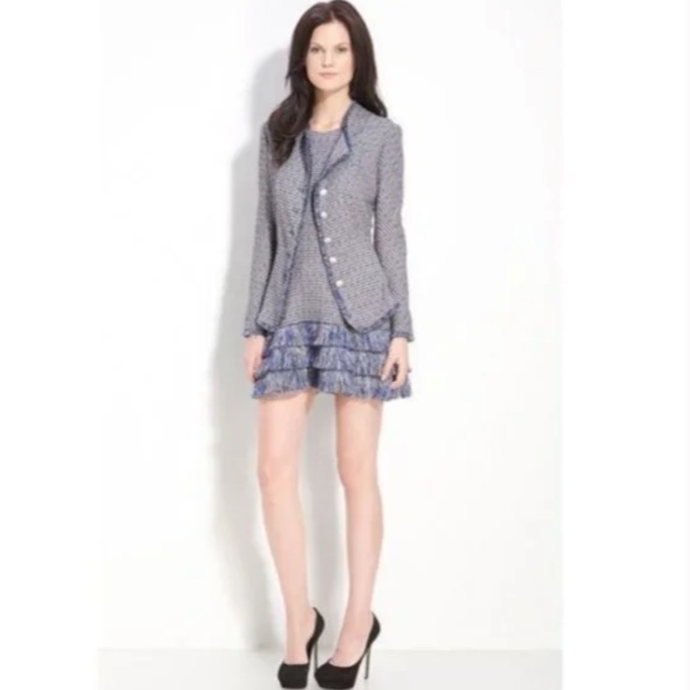 Theyskens' Theory Jossak Tweed Stretch Jacket